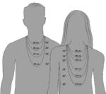 18 kt. Platinum Gold – Box Necklace - Image 3