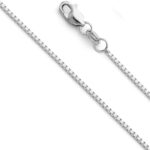 18 kt. Platinum Gold – Box Necklace - Image 2