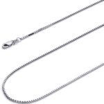 18 kt. White Gold – Box Necklace
