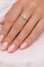 Classic 1 Carat Lab Diamond Solitaire Engagement Ring