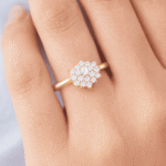 Classic total 1 carat 20 Lab Diamonds VVS1, gold weight 3 gram Engagement Ring in 18k Yellow/White/Rose Gold and Platinum - Image 2