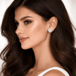 1 Carat Lab-Grown Diamond Cushion Cut Stud for Women in 14K 18K Yellow/White/Rose Gold & Platinum