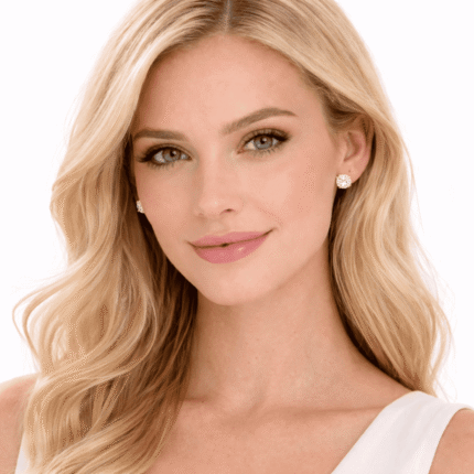 1 Carat Lab-Grown Diamond Round Cut Stud Earrings for Women in 14K 18K Yellow/White/Rose Gold & Platinum