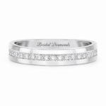 28 Lab-Grown Diamond Wedding Ring 0.84 Carat in 14K 18K Platinum