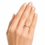 Solitaire 0.50 Carat Diamond Engagement Ring in 18K Yellow/White/Rose Gold & Platinum