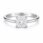 1 Carat Lab-Grown Diamond Cushion Cut Solitaire Engagement Ring in 14K 18K Platinum