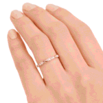 6 Stone Lab-Grown Diamond Engagement Ring in 18K Yellow/White/Rose Gold or Platinum