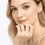 0.50 Carat 5 Stone Lab-Grown Diamond Wedding Ring in 18K Yellow/White/Rose Gold & Platinum - Image 2