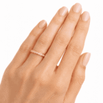 9 Stone Lab-Grown Diamond Wedding Ring in 18K Yellow/White/Rose Gold & Platinum