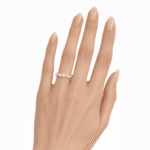 0.50 Carat 5 Stone Lab-Grown Diamond Wedding Ring in 18K Yellow/White/Rose Gold & Platinum - Image 3