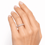 28 Lab-Grown Diamond Wedding Ring 0.84 Carat in 14K 18K Yellow/White/Rose Gold & Platinum