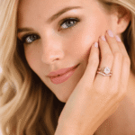 1.50 Carat 21 Lab-Grown Diamond Round Cut Bridal Set in 14K 18K Yellow/White/Rose Gold & Platinum